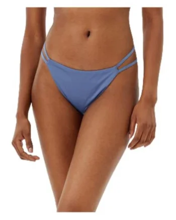 Slip bikini,  albastru, 85% poliester reciclat, 15% elastan,