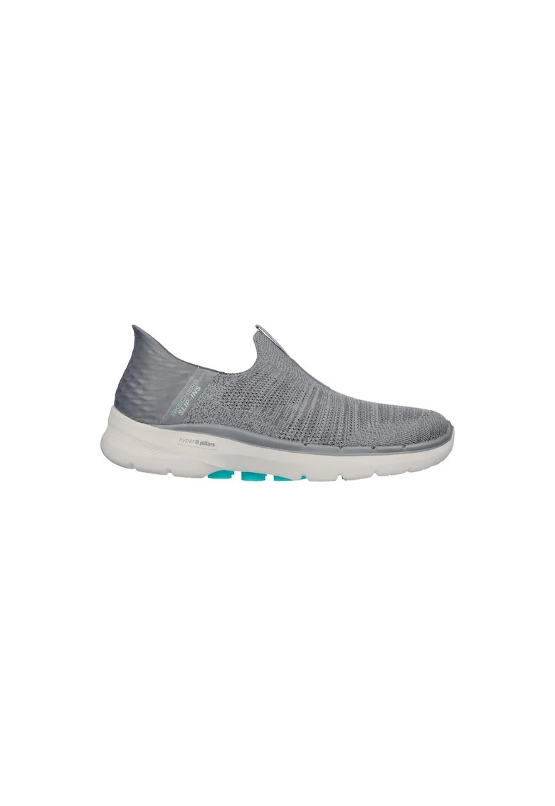 Pantofi sport femei Slip Ins Go Walk 6 Fabulous View,  Gri, Gri