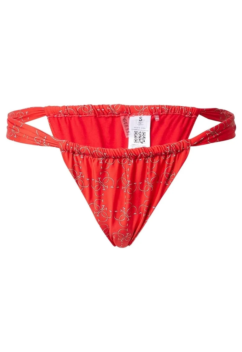 Slip de baie dama,  Poliamida/Spandex, Rosu, Rosu