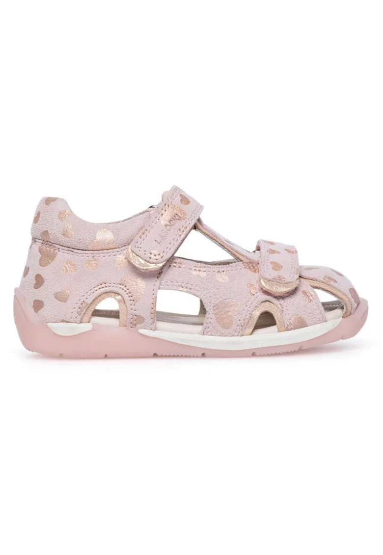 Sandale copii,  590559, Piele naturala, Roz,