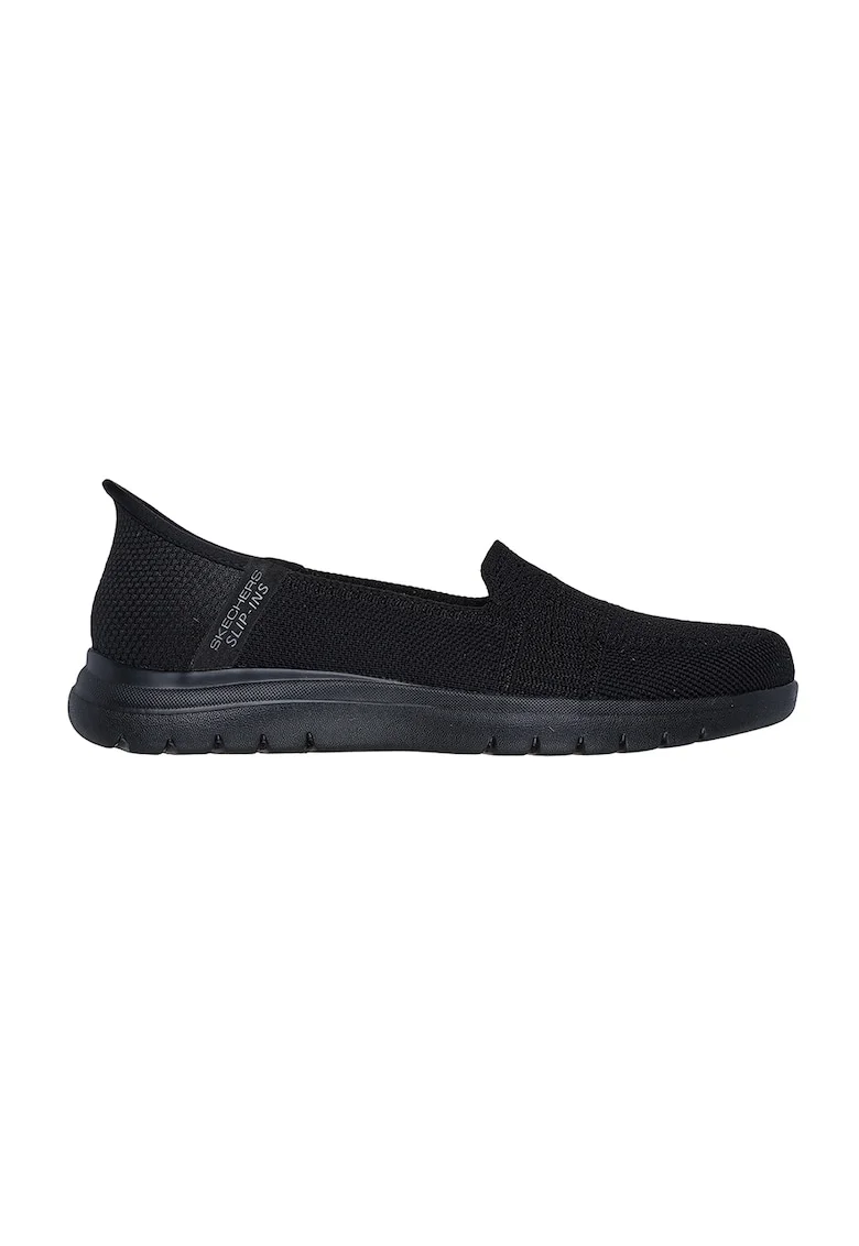 Pantofi sport slip-ins On The Go Flex Camellia, Negru
