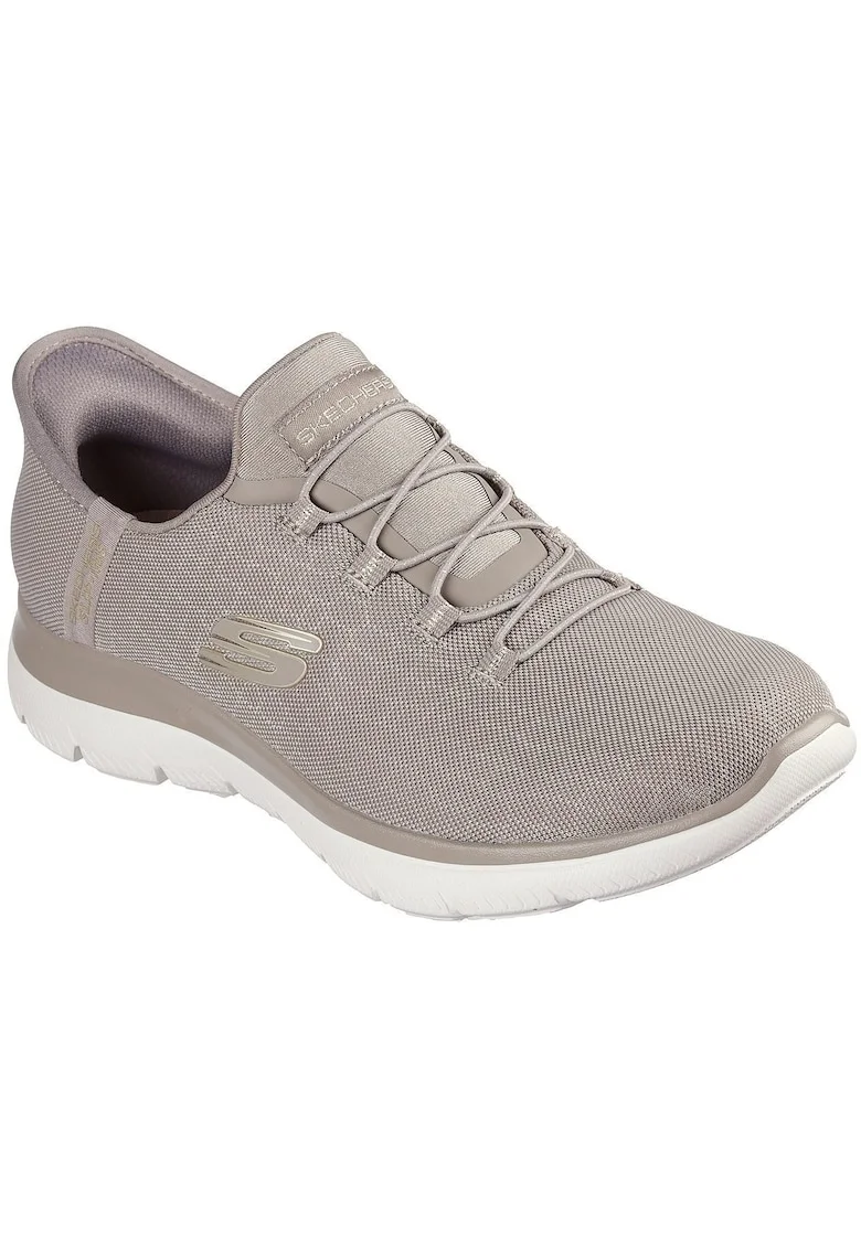 Pantofi slip-ins de plasa, Gri