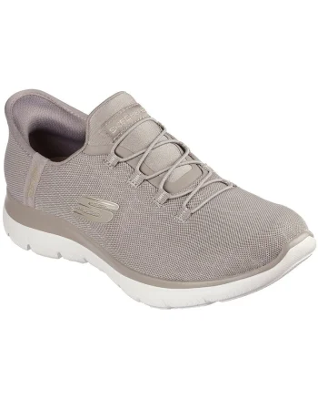 Pantofi slip-ins de plasa, Gri