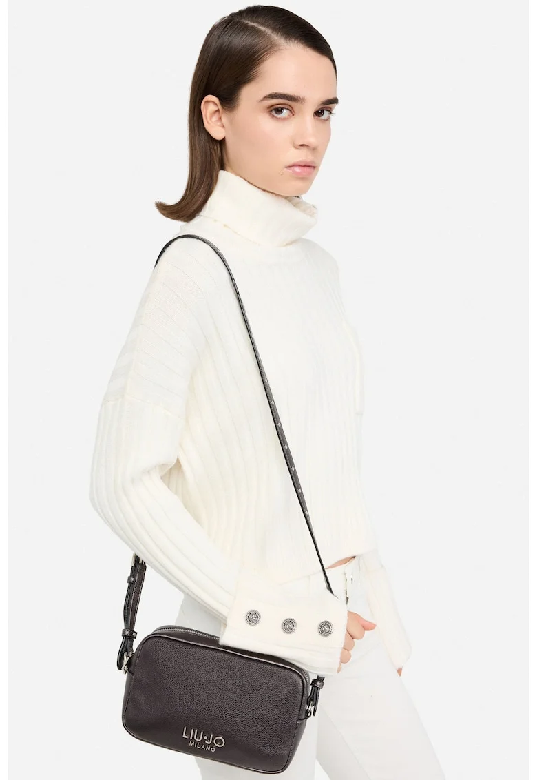 Geanta crossbody din piele ecologica Better, Negru