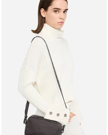 Geanta crossbody din piele ecologica Better, Negru