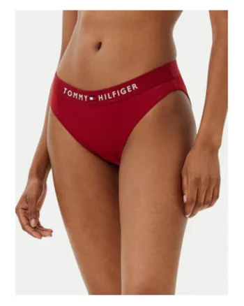 Slip de bikini  rosu, Rosu