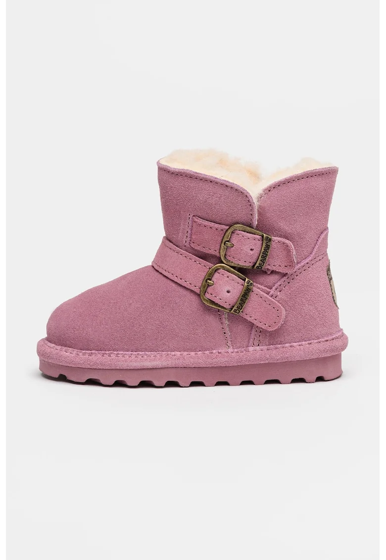 Ghete slip-on de piele intoarsa Katya, Roz fandango
