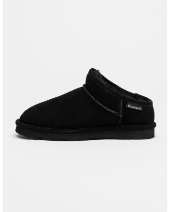 Ghete slip-on din piele intoarsa, Negru