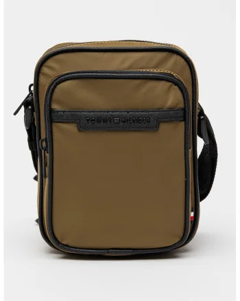 Geanta crossbody Repreve®, Negru/Kaki