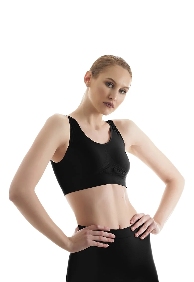 Bustiera modelatoare cu bretele late, Negru
