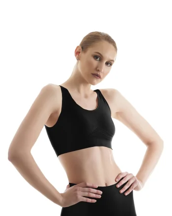Bustiera modelatoare cu bretele late, Negru