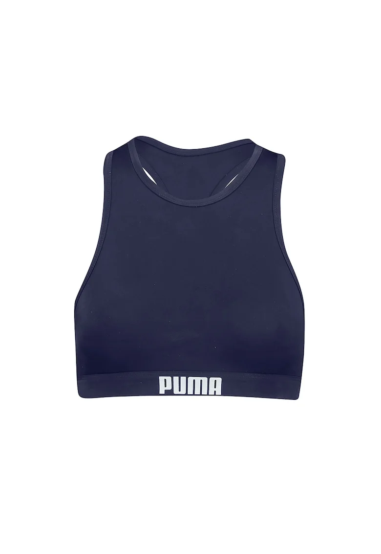 Sutien de baie cu spate decupat, Bleumarin
