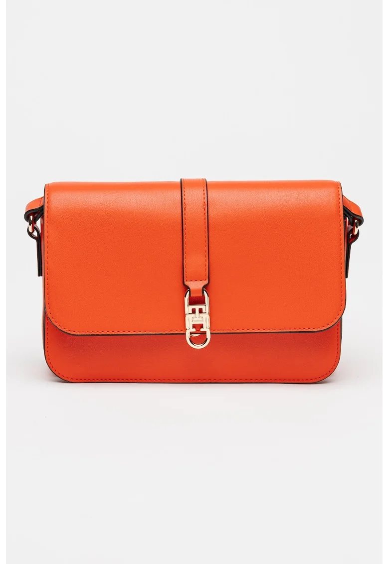 Geanta crossbody din piele ecologica Libre, Coral