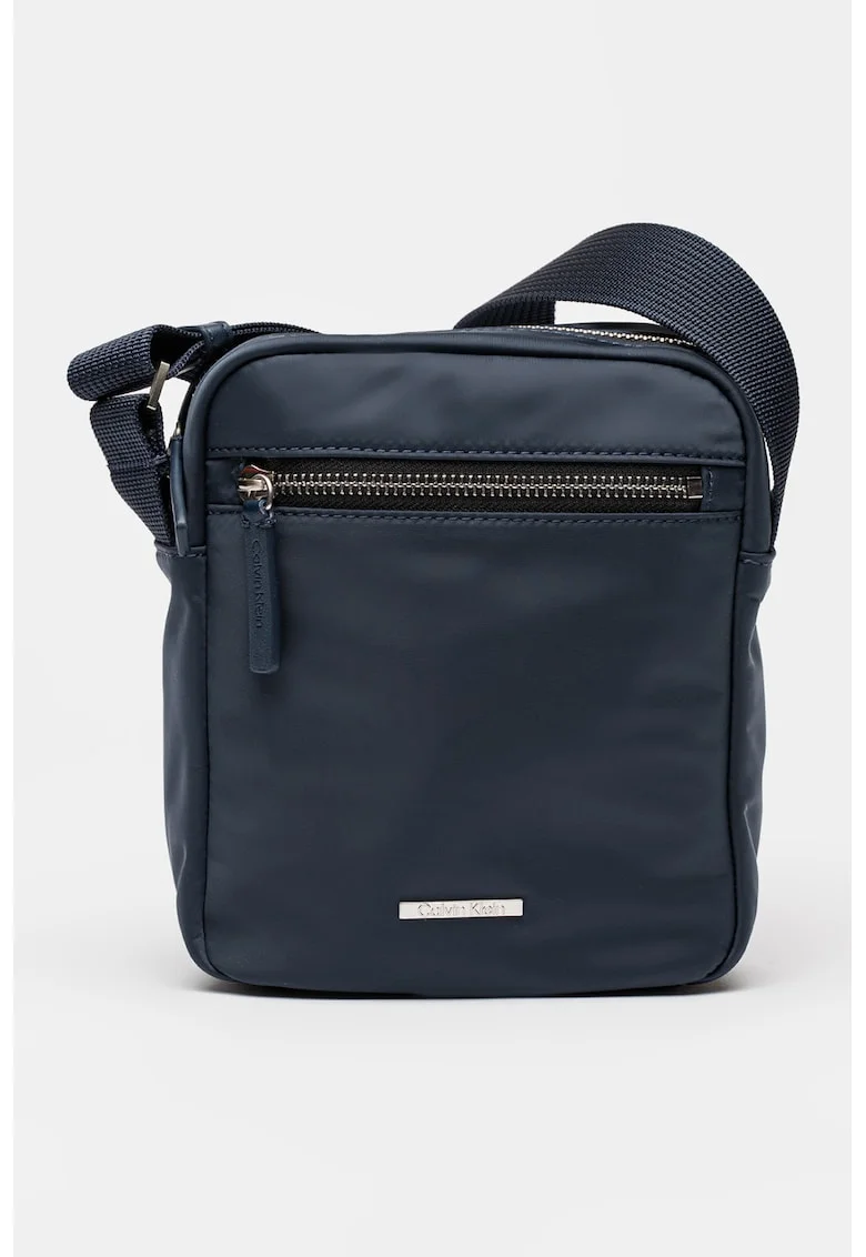 Geanta crossbody din material textil, Albastru ultramarin