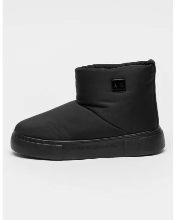 Ghete slip-on cu talpa plata, Negru