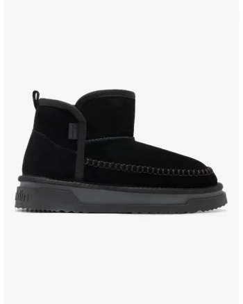 Ghete slip-on din piele intoarsa Atlas, Negru