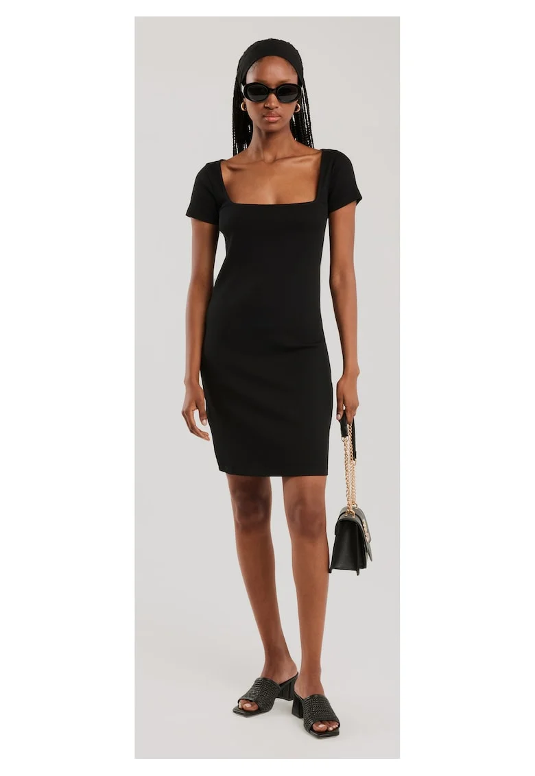 Rochie bodycon cu decolteu patrat Felice,