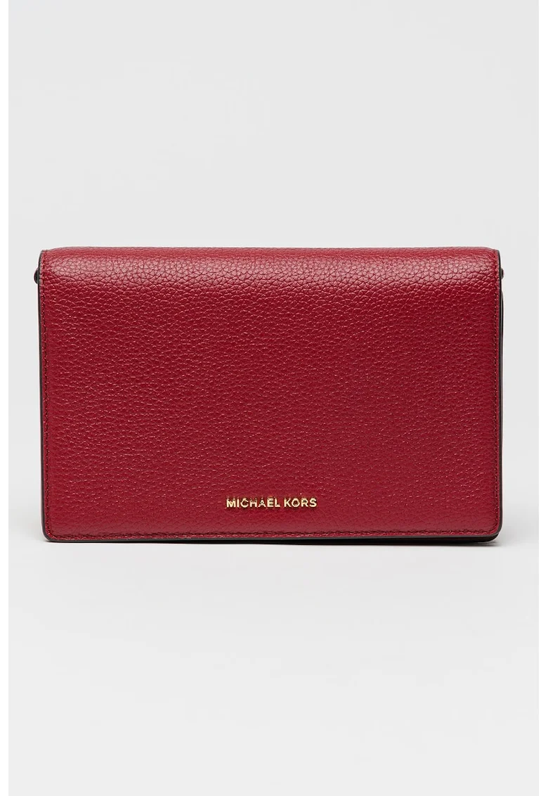 Geanta crossbody de piele Jet Set, Violet tyrian