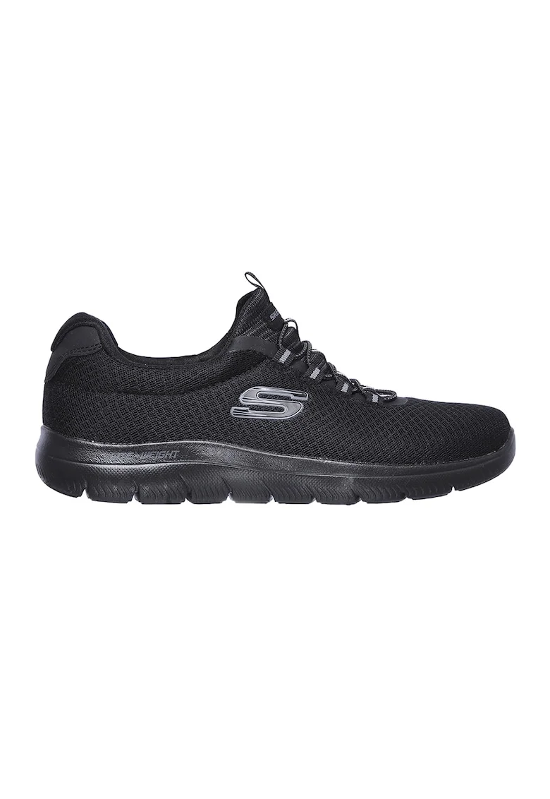 Pantofi sport slip-on Summits - 65875, Negru stins