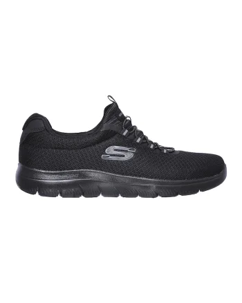 Pantofi sport slip-on Summits - 65875, Negru stins