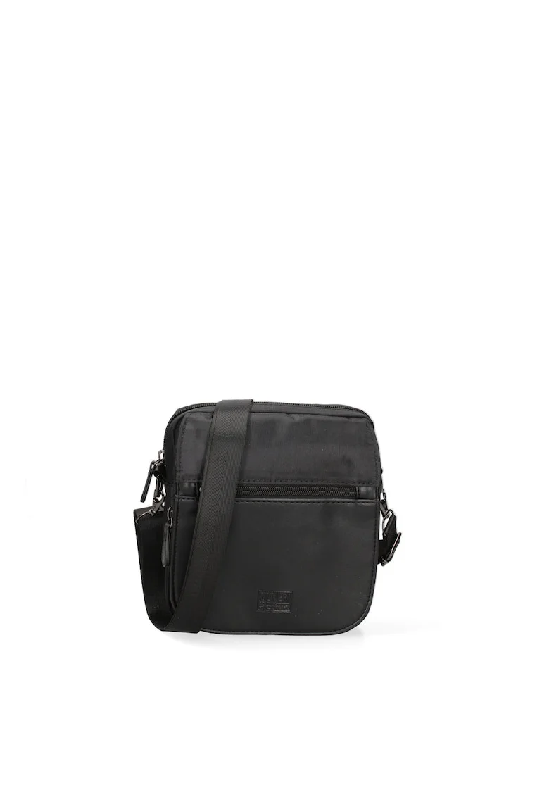 Geanta crossbody cu bareta detasabila Zenith, Negru