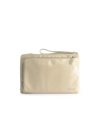 Geanta crossbody unisex cu bareta detasabila, Alb