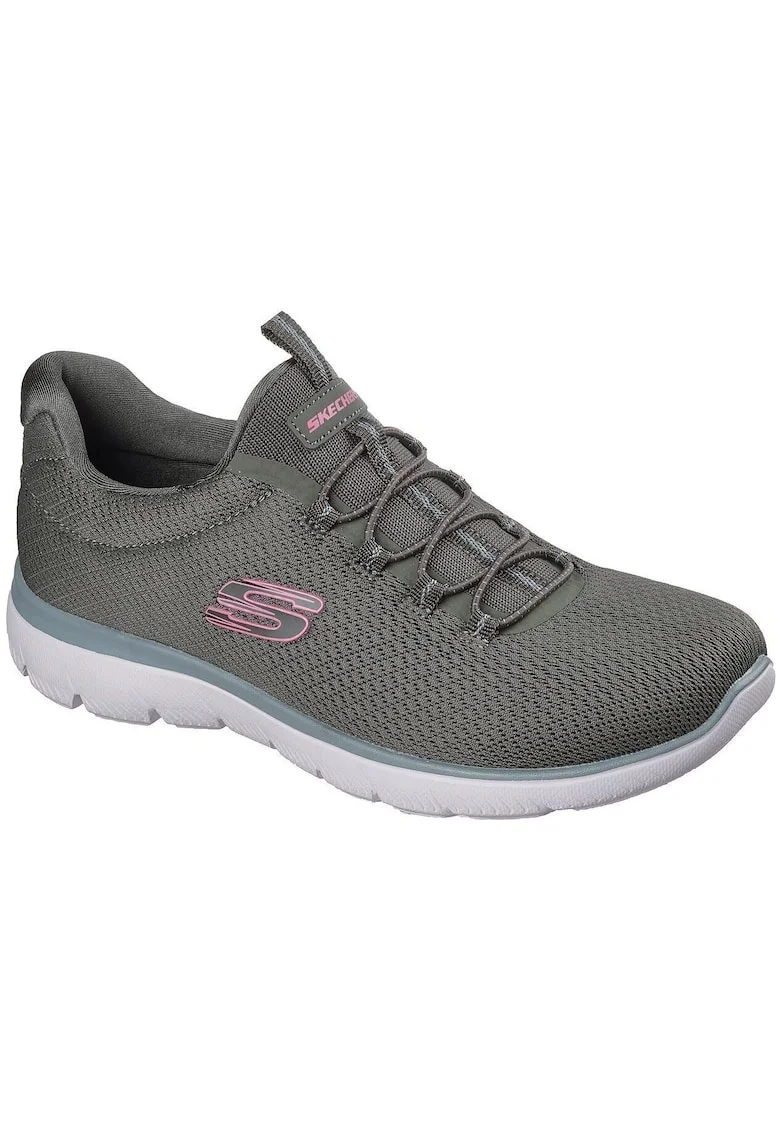 Pantofi sport slip-on din material textil, Gri