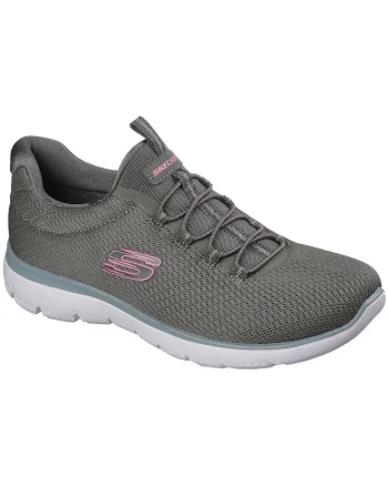 Pantofi sport slip-on din material textil, Gri
