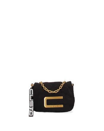 Geanta crossbody de piele ecologica, Negru