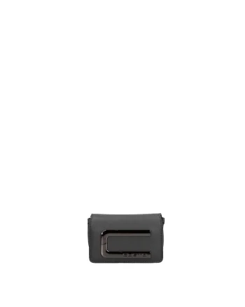 Geanta crossbody cu lant Celestea Elite, Negru