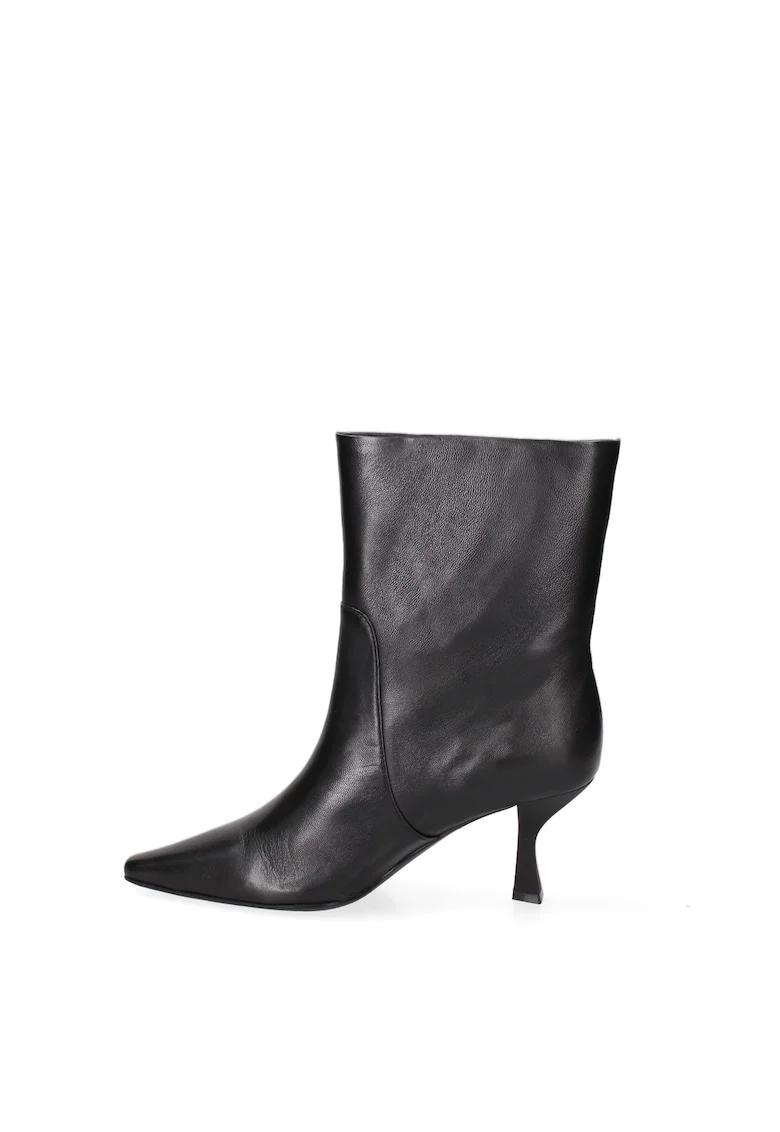 Botine slip-on din piele Eris Prime, Negru