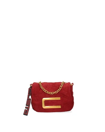 Geanta crossbody de piele ecologica, Rosu