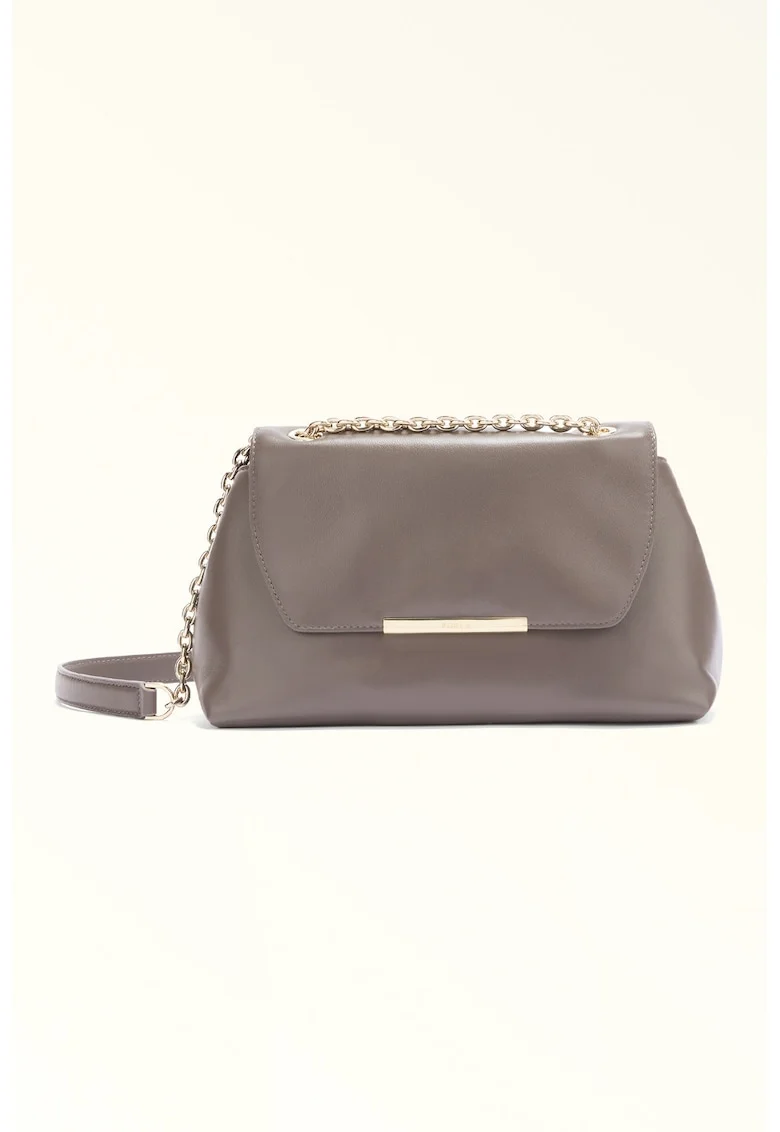 Geanta crossbody din piele Nadia, Gri