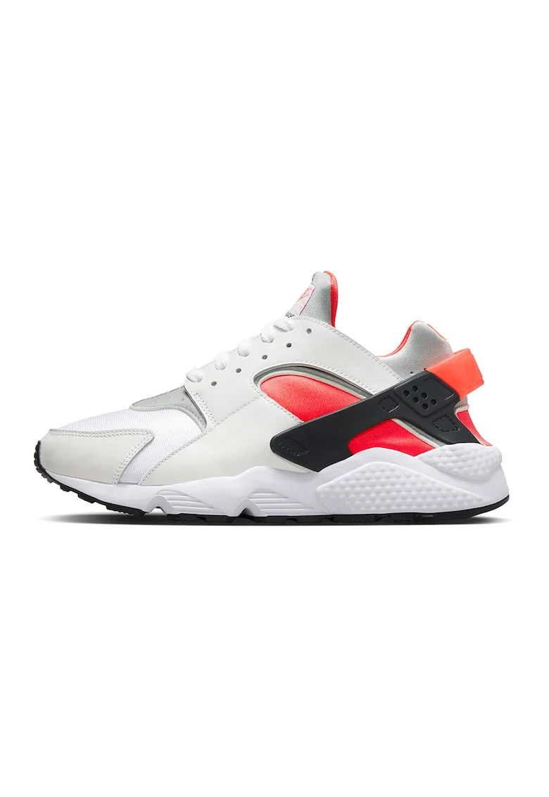 Pantofi sport slip-on Air Huarache, Negru/Coral/Alb murdar