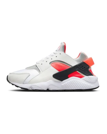 Pantofi sport slip-on Air Huarache, Negru/Coral/Alb murdar