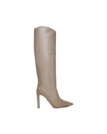Cizme dama,  slip-on, piele naturala, gri
