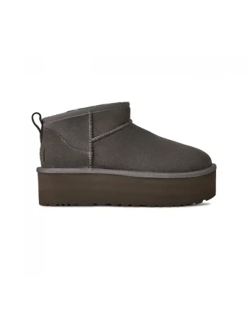 Ghete slip-on de piele intoarsa Classic Ultra Mini, Gri