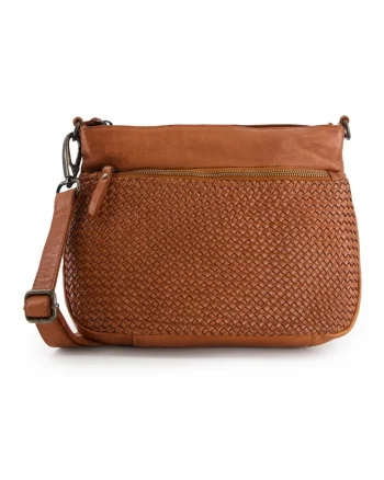 Geanta crossbody din piele naturala