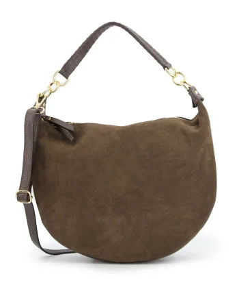 Geanta crossbody din piele indoarsa