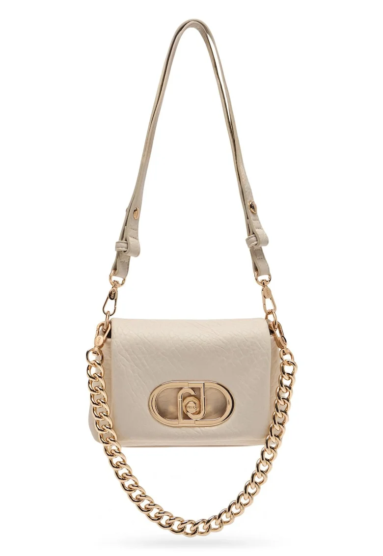Geanta crossbody cu maner detasabil de lant Lapuffy, Bej