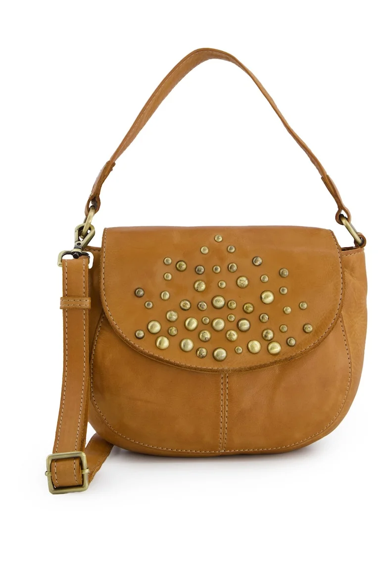 Geanta crossbody din piele cu clapeta