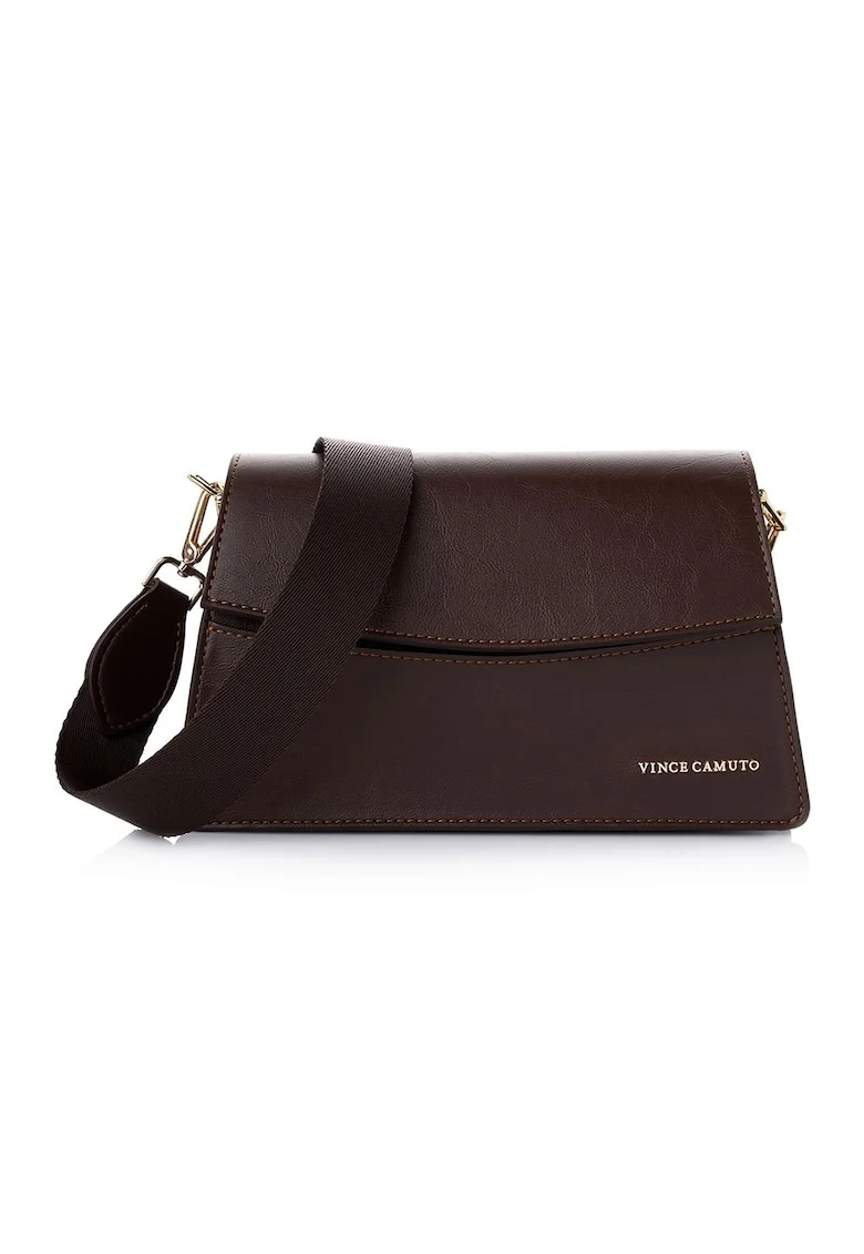 Geanta crossbody eleganta, Maro inchis, 16 x 26 x 10.5 cm