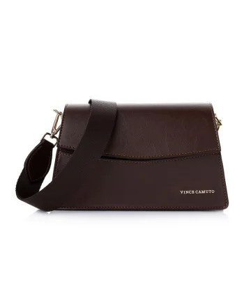 Geanta crossbody eleganta, Maro inchis, 16 x 26 x 10.5 cm