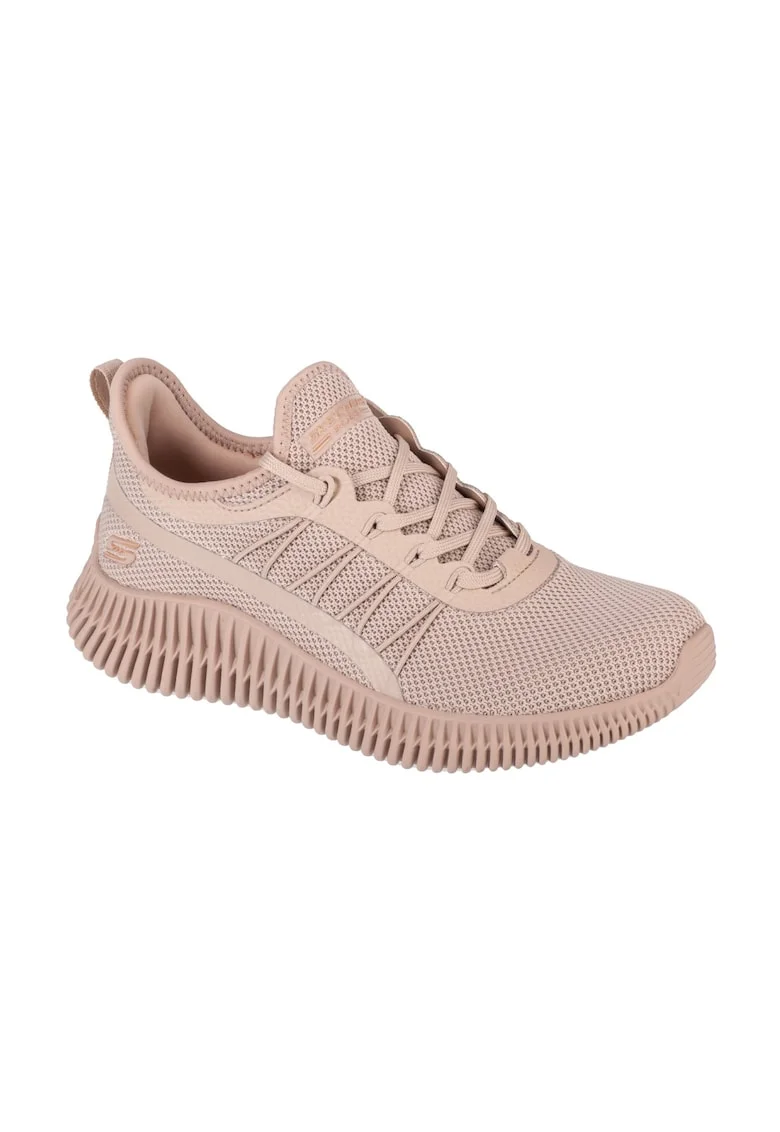 Pantofi sport slip-on din plasa Bobs Geo, Bej