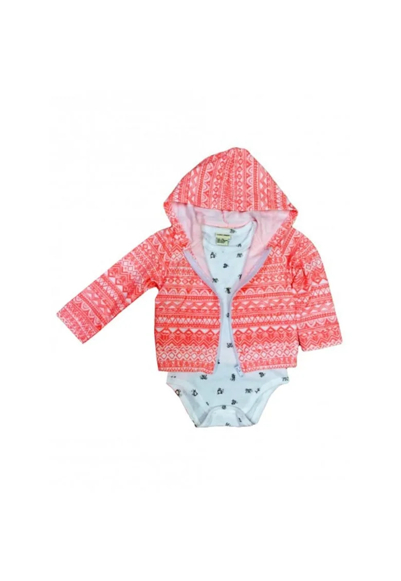 Hanorac  Cu Body - Little Teddy, Maneca lunga, Bumbac, Fete, Multicolor