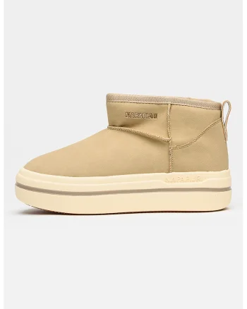 Ghete slip-on flatform, Grej