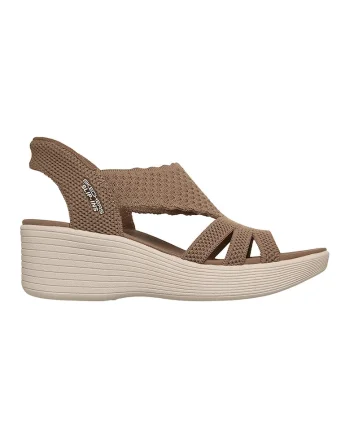 Sandale cu talpa wedge Slip-ins™ Parallel Lite, Maro deschis