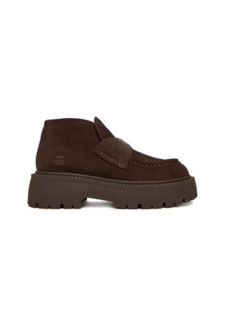 Mocasini dama  maro, piele naturala, slip-on,