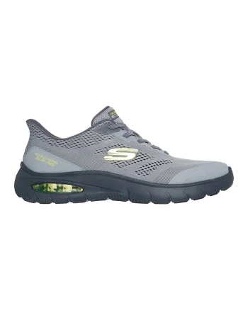 Pantofi sport slip-ins Skech- Air, Gri cenusiu