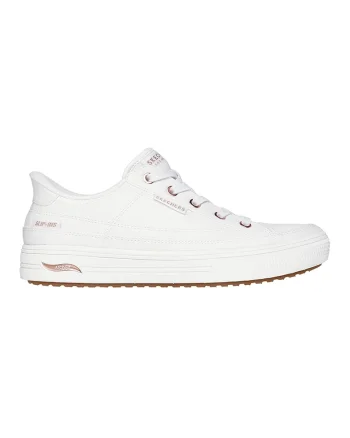 Pantofi sport slip-ins Arch Fit Arcade din material textil, Alb